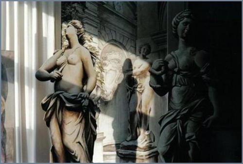 Grisailles Tuinbeelden Lucretia en Cleopatra, Delft