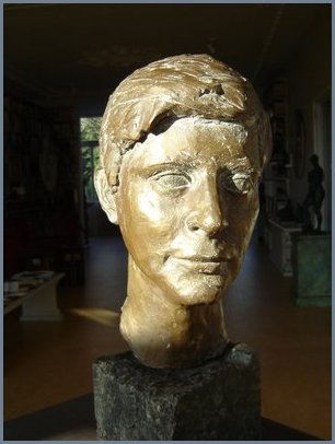 Portret Jan R., brons h=36cm