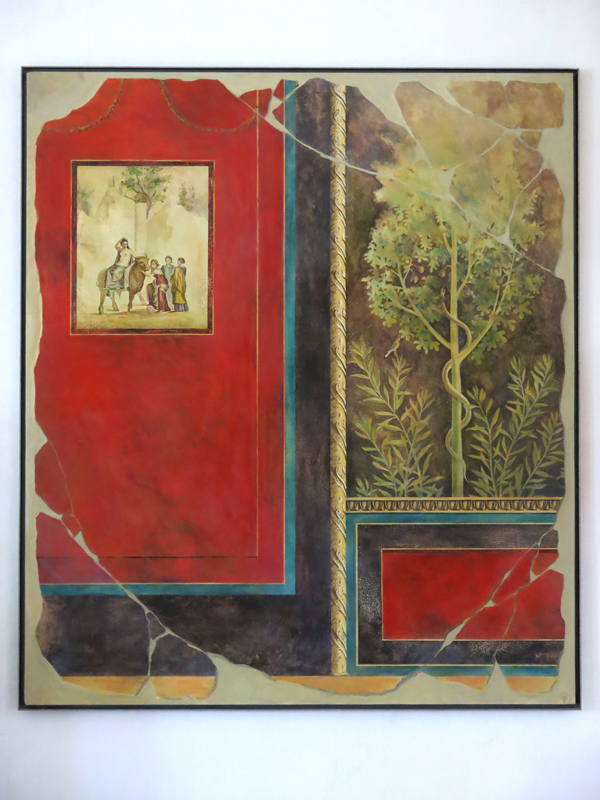 Pompejaans Rood, acryl op paneel 110x130cm